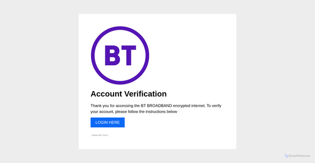 Security scan screenshot of https://cnbvn.carrd.co/