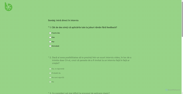Security scan screenshot of https://www.surveymonkey.com/r/VVSSKRM