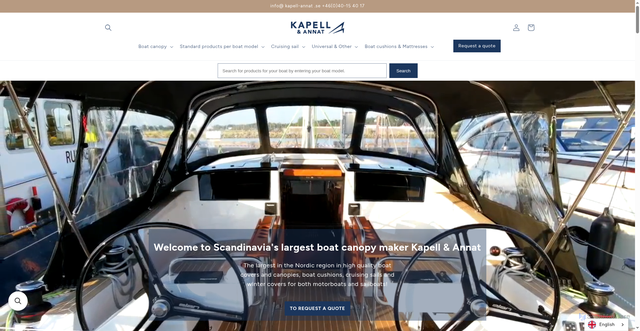 Security scan screenshot of https://kapell-annat.se