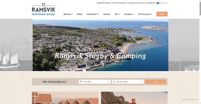 Security scan screenshot of https://ramsvik.nu