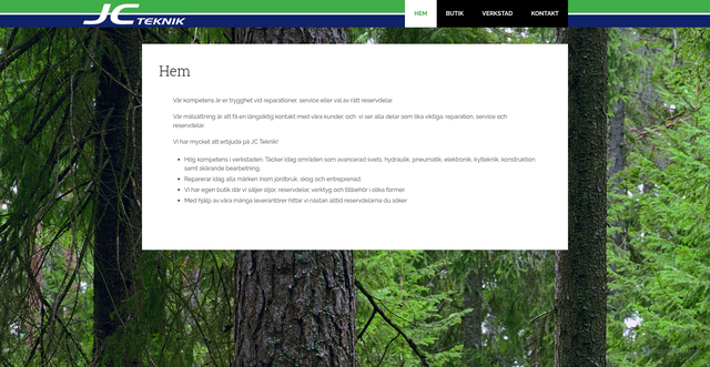 Security scan screenshot of https://jcteknik.se