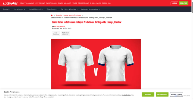 Security scan screenshot of https://www.ladbrokes.com/en/news/match-preview-leeds-united-tottenham-hotspur-premier-league-gameweek-7/