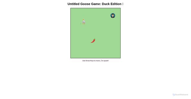Security scan screenshot of https://untitled-duck-game-a6nlydgpv0.edgeone.dev/