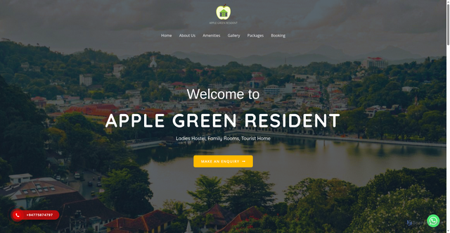 Security scan screenshot of https://applegreenresident.com/