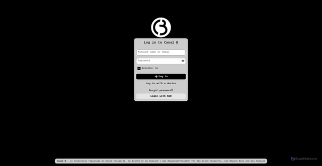 Security scan screenshot of http://canalb.download/
