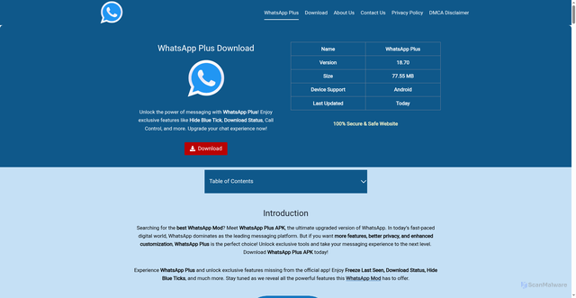 Security scan screenshot of https://waplsapp.com/