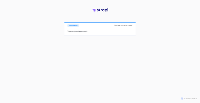 Security scan screenshot of https://brn-web-strapi.sa.cz