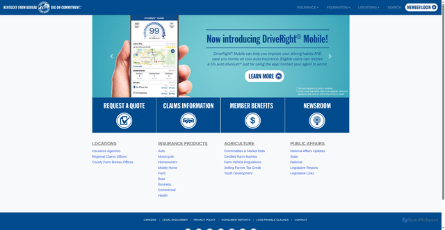 Security scan screenshot of https://www.kyfb.com/