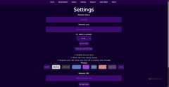 Screenshot of tangerine.pages.dev