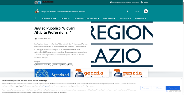 Security scan screenshot of https://geometri.vt.it/