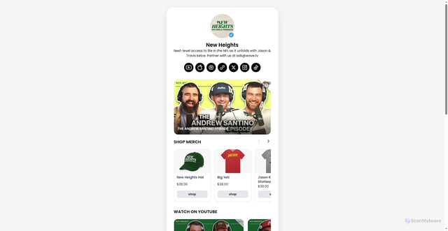 Security scan screenshot of https://hoo.be/newheightshow