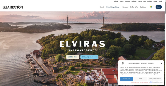 Security scan screenshot of https://lillabratton.se/restaurang-lillabratton/