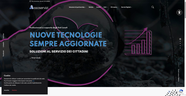 Security scan screenshot of https://assoservizi.net/