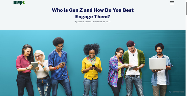 Security scan screenshot of https://mspcagency.com/blog/who-is-gen-z-and-how-do-you-best-engage-them/