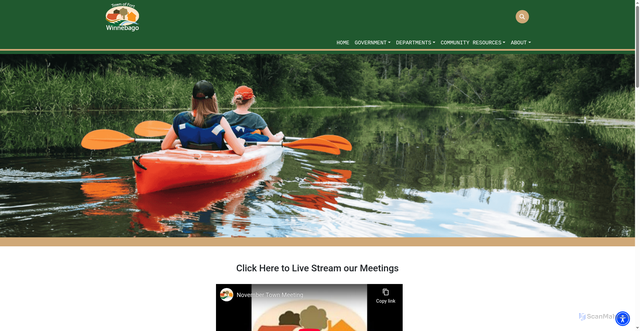 Security scan screenshot of https://fortwinn.gov/