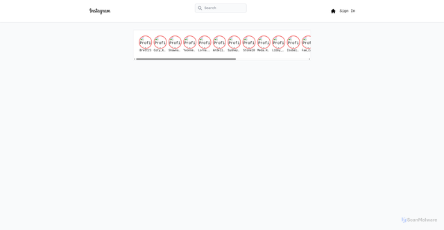 Security scan screenshot of https://instagram-clone-next-js-khaki.vercel.app/