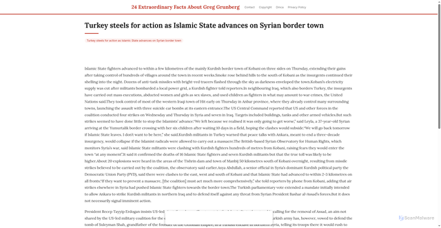 Security scan screenshot of https://sinardjajacannhugo-k77wcra0vq.edgeone.app/10210-turkey-steels-for-action-as-islamic-state-advances-on-syrian-border-town.html