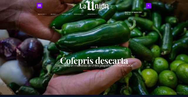 Security scan screenshot of https://launion.com.mx