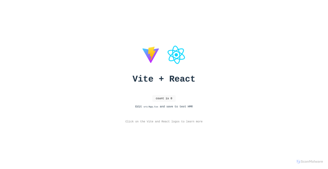 Security scan screenshot of https://vite-react-online-newsdk-usb0c5lunb.edgeone.dev/