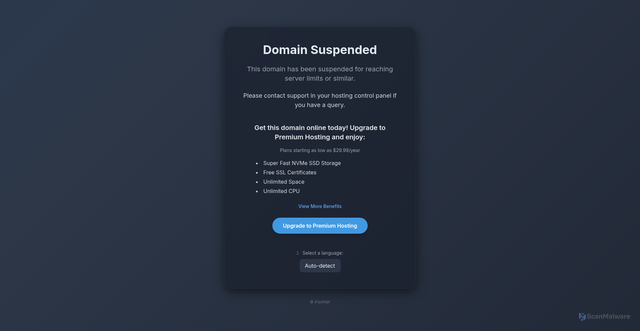 Security scan screenshot of https://dkifjfsz.thsite.top/