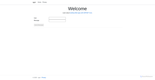 Security scan screenshot of https://sgnr.workbeat.com