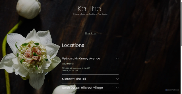Security scan screenshot of https://www.kathairestaurant.com/