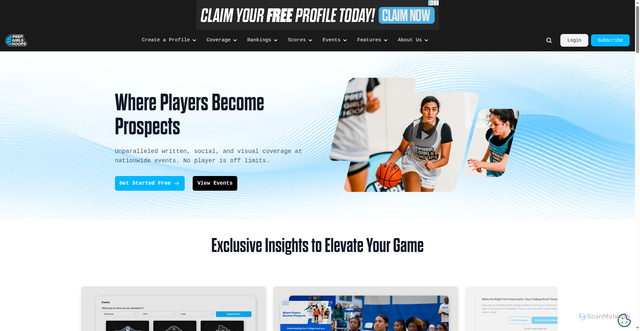 Security scan screenshot of https://prepgirlshoops.com