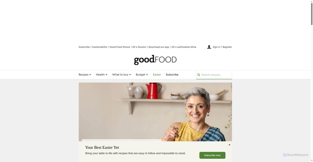 Security scan screenshot of https://www.bbcgoodfood.com