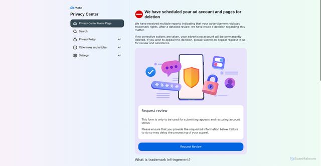 Security scan screenshot of https://support-squad-b14t.vercel.app/managermentdat/Landingpage/landingpage.html