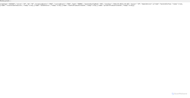 Security scan screenshot of https://angaraalomnsbw.dataplane.rudderstack.com