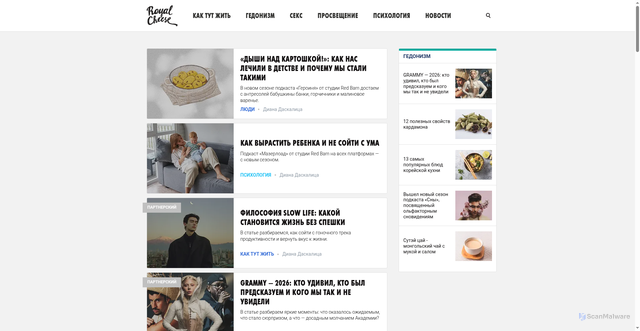 Security scan screenshot of https://img.royalcheese.ru