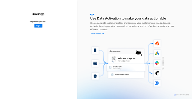 Security scan screenshot of https://baycare.piwik.pro