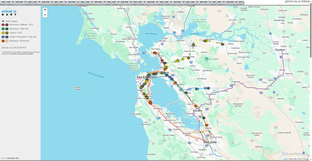 Security scan screenshot of https://whereisbart.com/