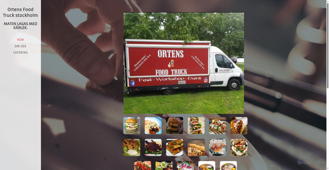 Security scan screenshot of https://ortens-food-truck.se