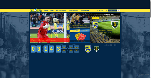 Security scan screenshot of https://www.livve.arkowcy.pl