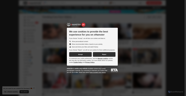 Security scan screenshot of https://en.xhchannel.com