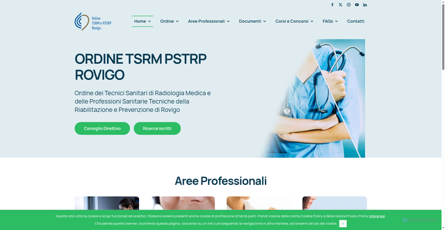 Security scan screenshot of https://www.tsrmpstrprovigo.it/