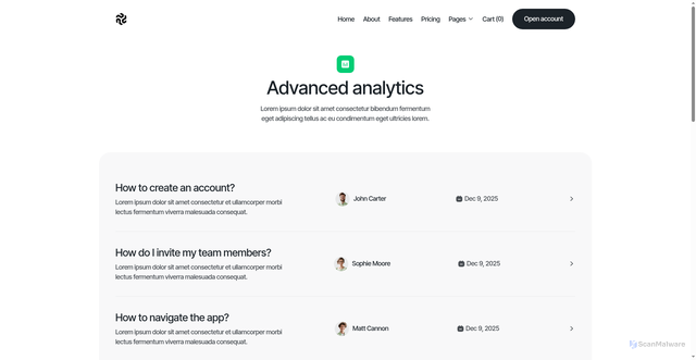 Security scan screenshot of https://cardpay.live/help-center-categories/advanced-analytics