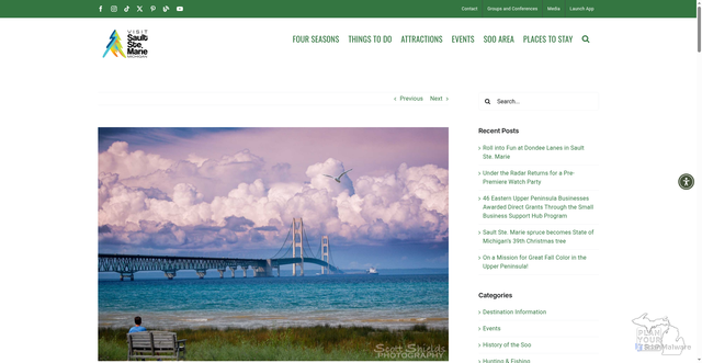 Security scan screenshot of https://saultstemarie.com/5-things-might-not-know-mackinac-bridge/