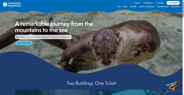 Security scan screenshot of https://tnaqua.org