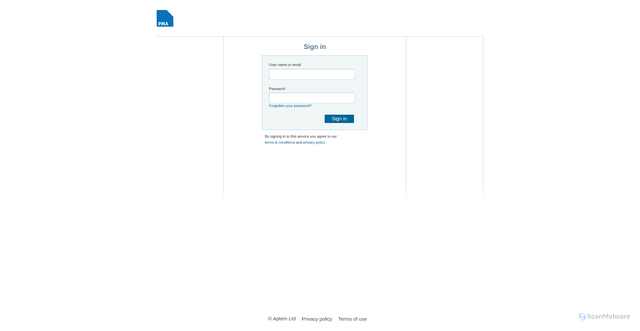 Security scan screenshot of https://practicemanagers.aptem.co.uk