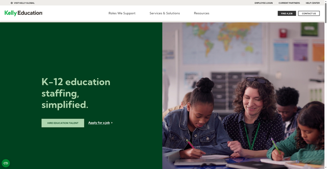 Security scan screenshot of https://www.kellyeducation.com/