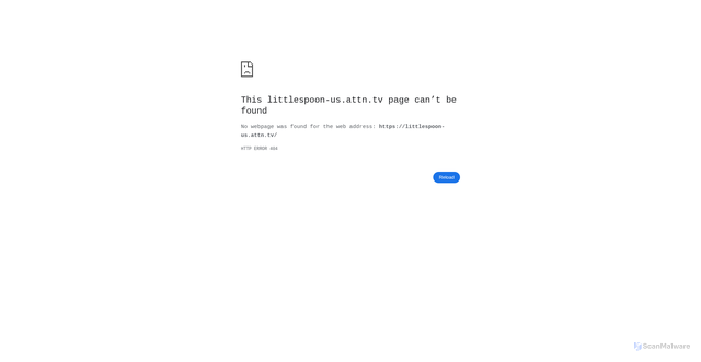 Security scan screenshot of https://littlespoon-us.attn.tv