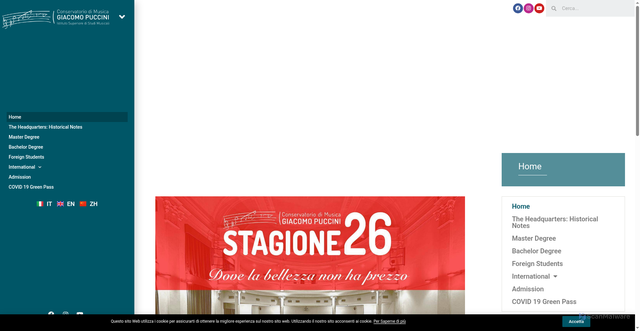 Security scan screenshot of https://issmpuccinigallarate.it/