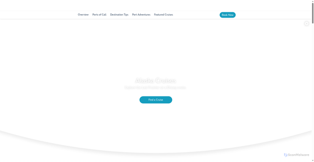 Security scan screenshot of https://disneycruise.disney.go.com/cruise-destinations/alaska/
