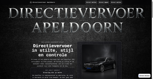 Security scan screenshot of https://directievervoerapeldoorn.nl/