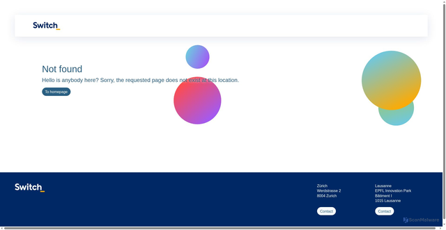 Security scan screenshot of https://login.eduid.ch