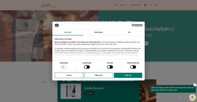 Security scan screenshot of https://vivavinomat.se/
