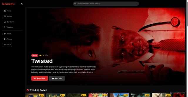 Security scan screenshot of https://movisync-fs5dyj74d4.edgeone.app/
