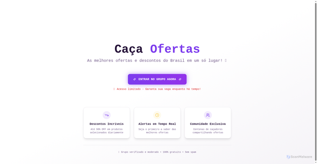 Security scan screenshot of http://cacaofertas.online/